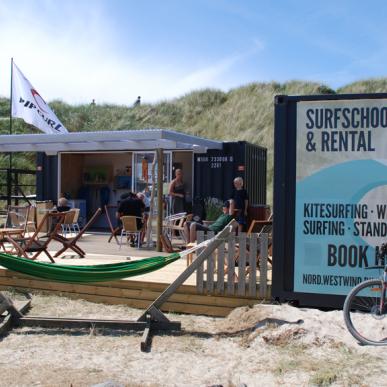 WestWind Surf Cafe ved Hvide Sande i Danmark