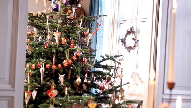 Traditional Danish Christmas tree