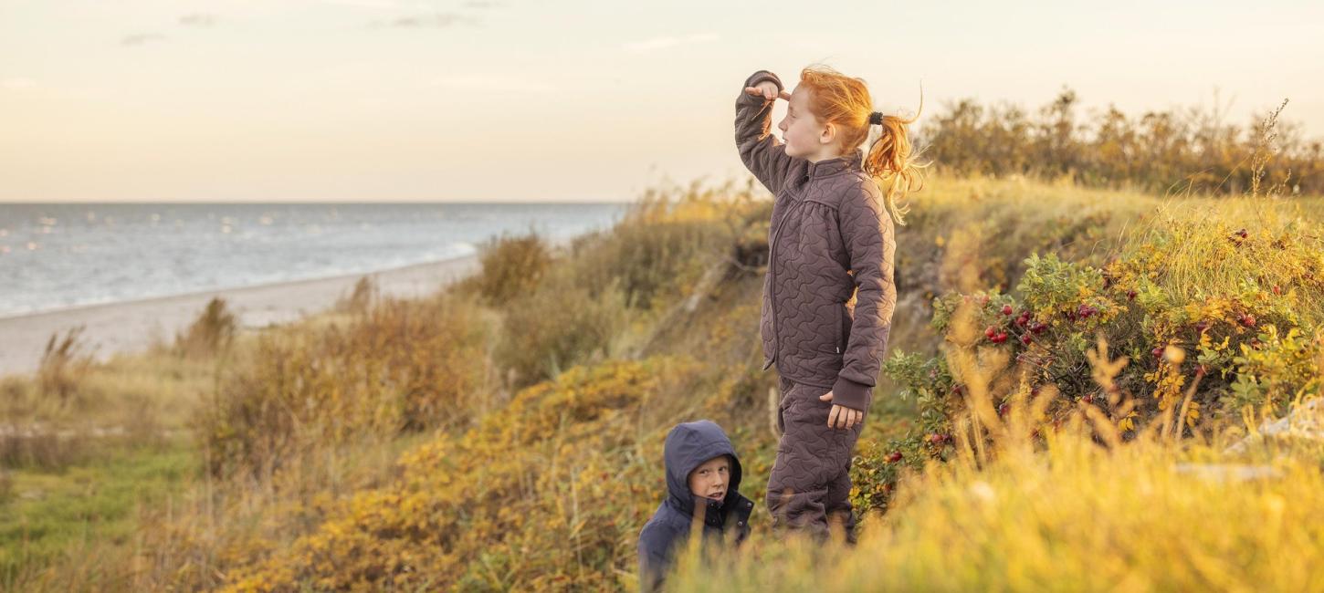 Children on Sæby beach in North Jutland