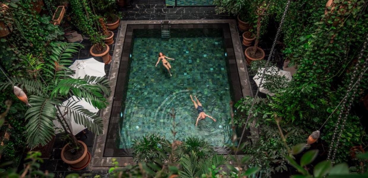 Pool at Manon Les Suites hotel in Copenhagen, Denmark