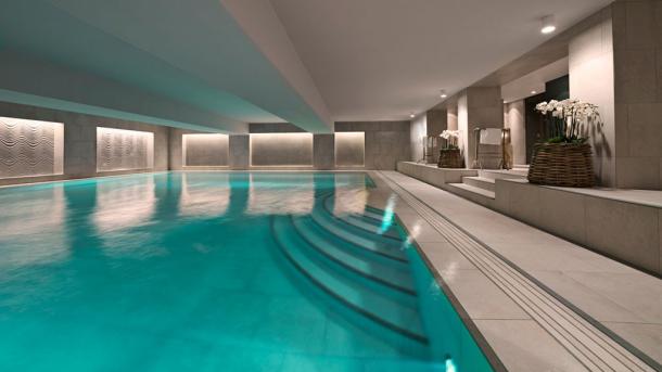 Amazing space spa pool at Hotel D'Angleterre, Copenhagen, Denmark