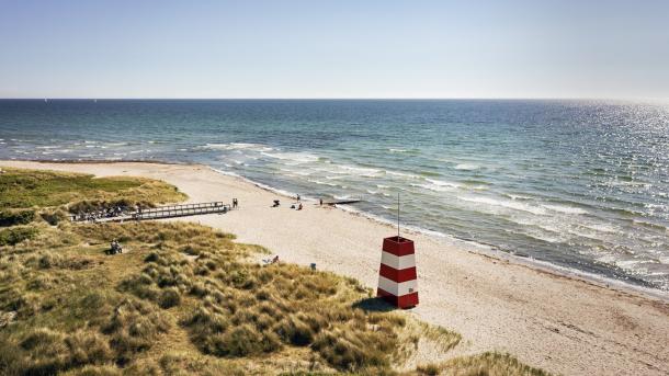 Beach on Jutlands eastcoast near Aarhus