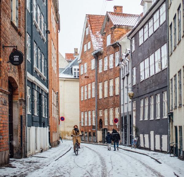 Vinter i Magstræde København