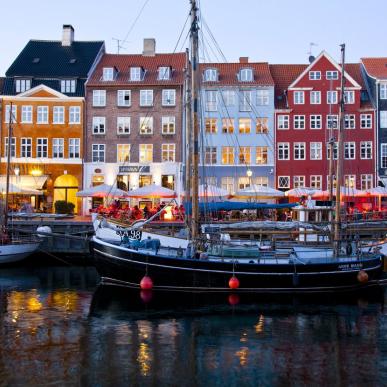Colorful Nyhavn in Copenhagen 