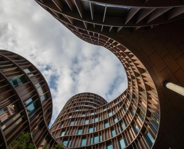 Axel Towers i København, designet av Lundgaard & Tranberg Arkitekter.