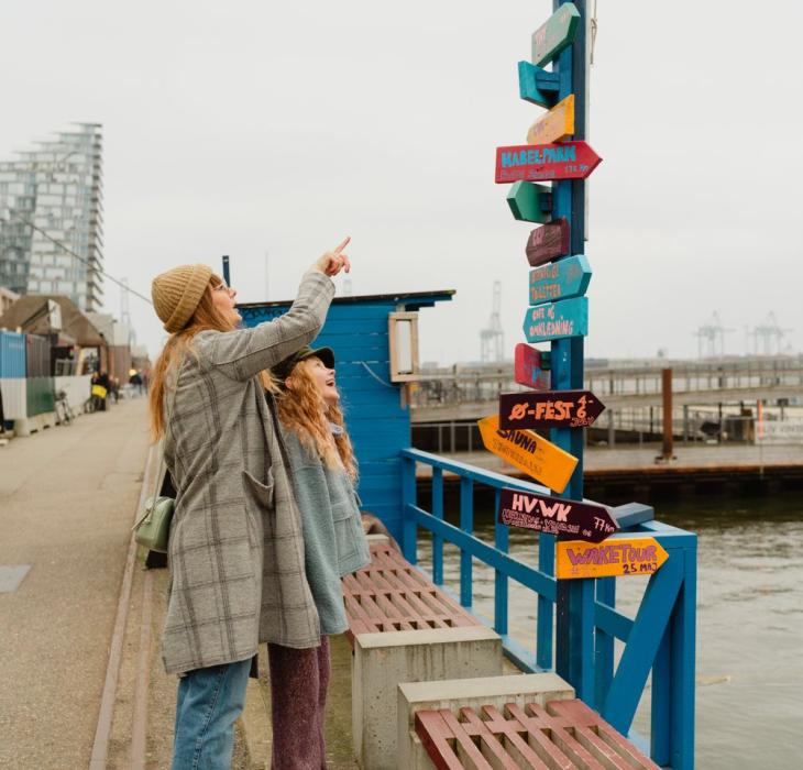 Family in Aarhus in Autumn